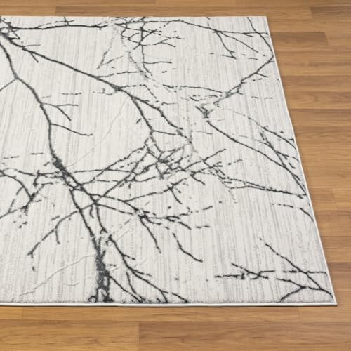 LUXE WEAVERS Sunset Collection 372 Gold 5x7 Modern Abstract Area Rug