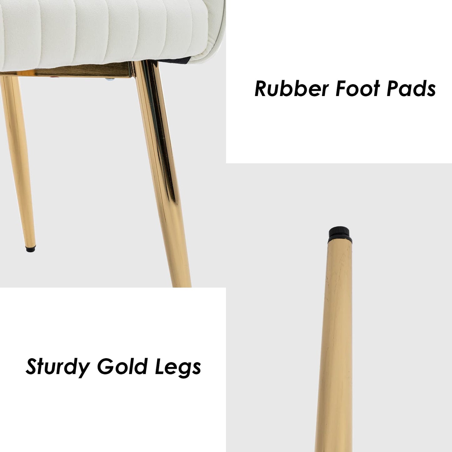 Modern Velvet Dining Chairs Set of 2, Upholstered Gold Dining Chairs with Hollow Back, Dining Room Chairs with Gold Legs, Accent Armrest Kitchen Chairs for Living Room Reception Teal Blue