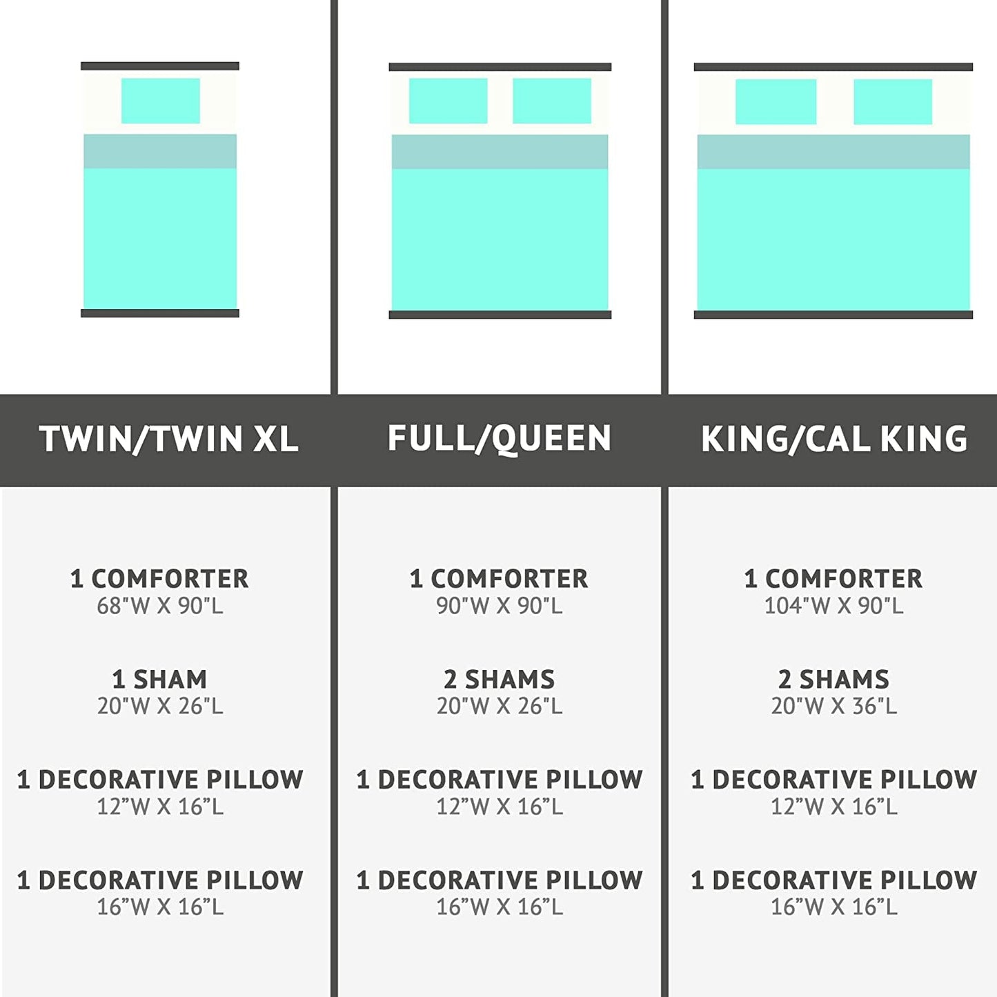 Intelligent Design, Soft Microfiber Comforter Modern Geometric Metallic Bed Set, Full/Queen, Grey/Silver