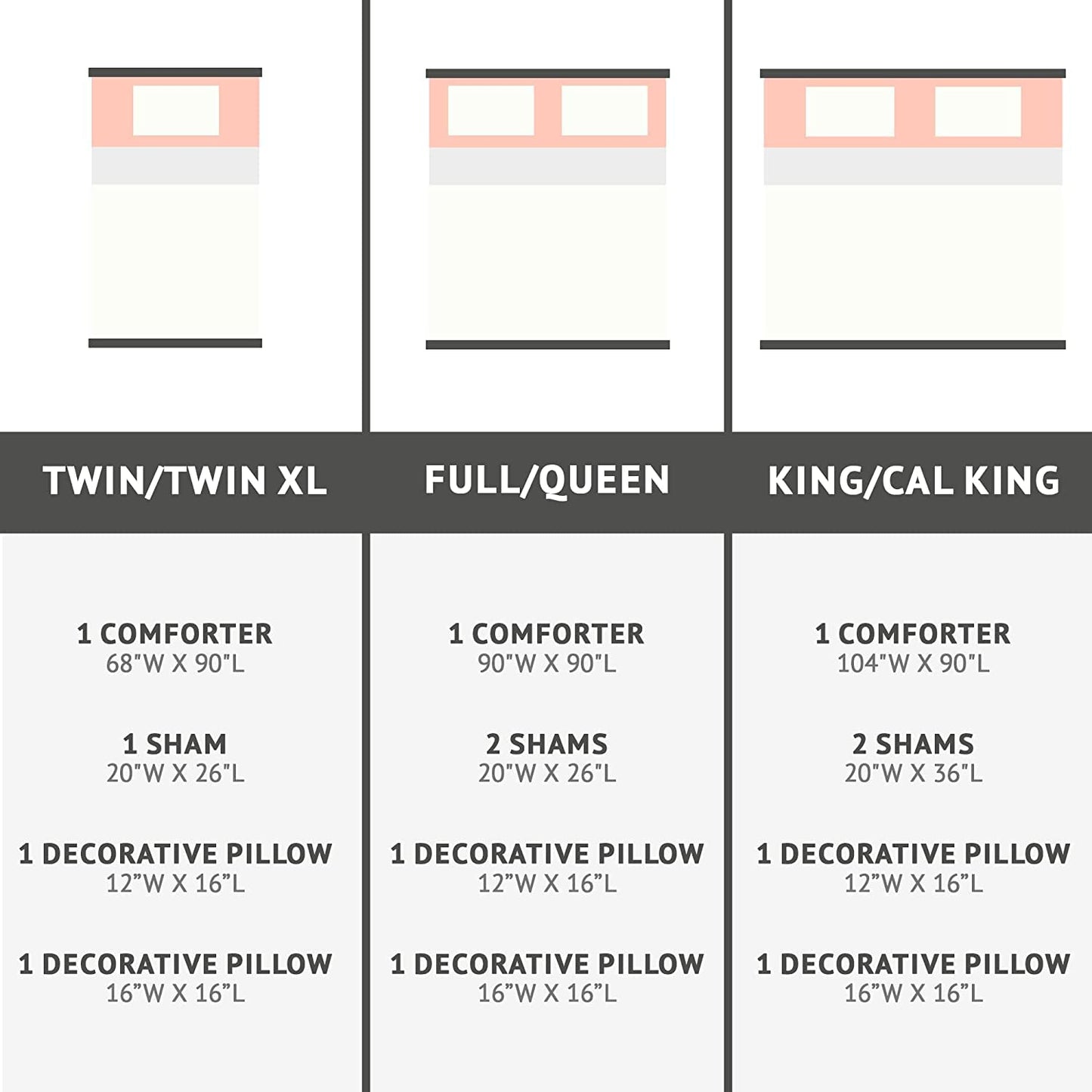 Intelligent Design, Soft Microfiber Comforter Modern Geometric Metallic Bed Set, Full/Queen, Grey/Silver