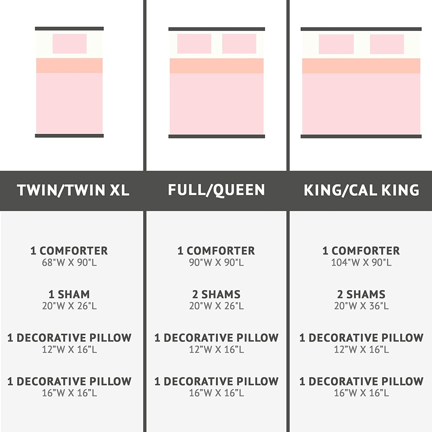 Intelligent Design, Soft Microfiber Comforter Modern Geometric Metallic Bed Set, Full/Queen, Grey/Silver