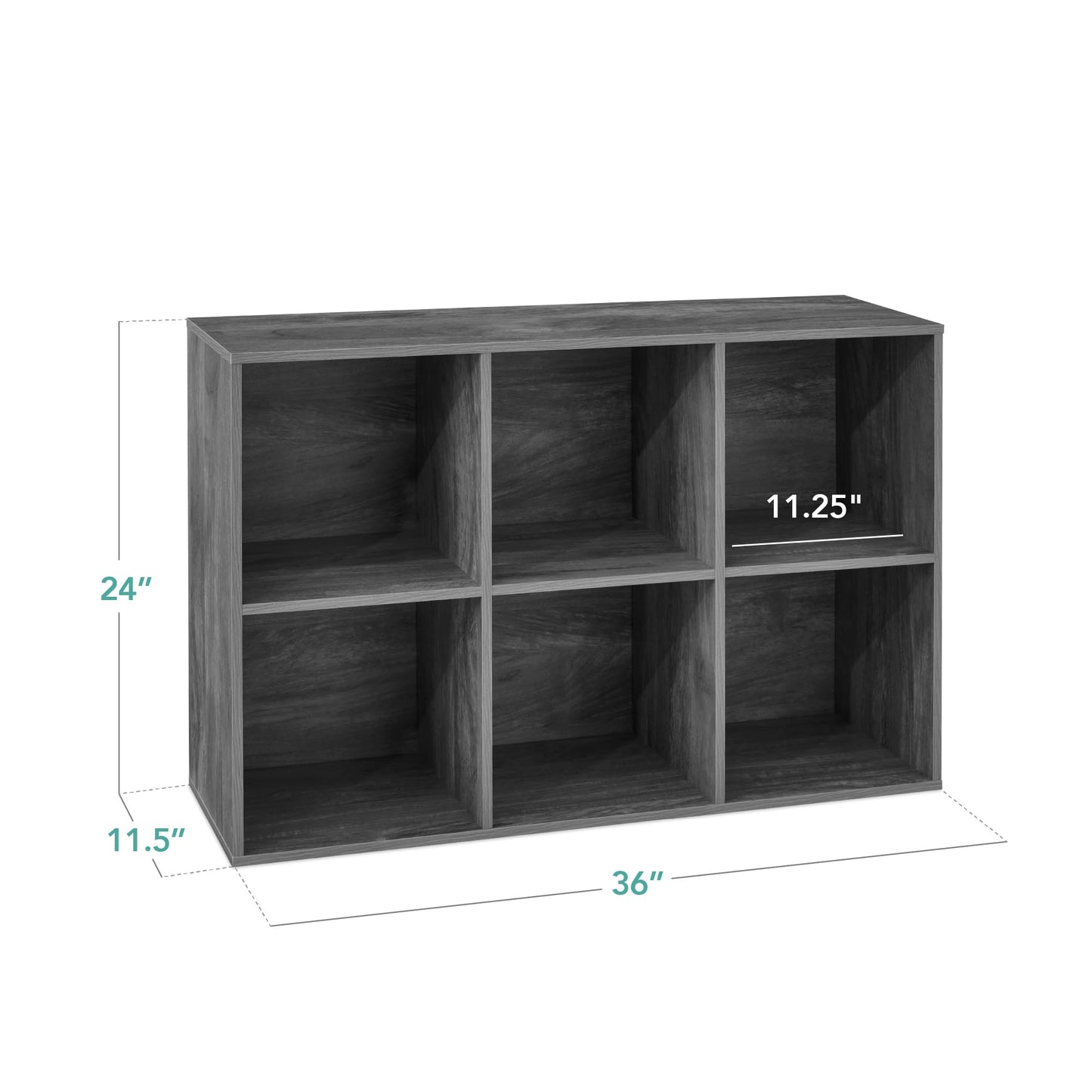 Best Choice Products 9-Cube Storage Organizer, 11in Shelf Opening, Bookcase, Display Shelf, Customizable w/ 3 Removable Back Panels - Walnut