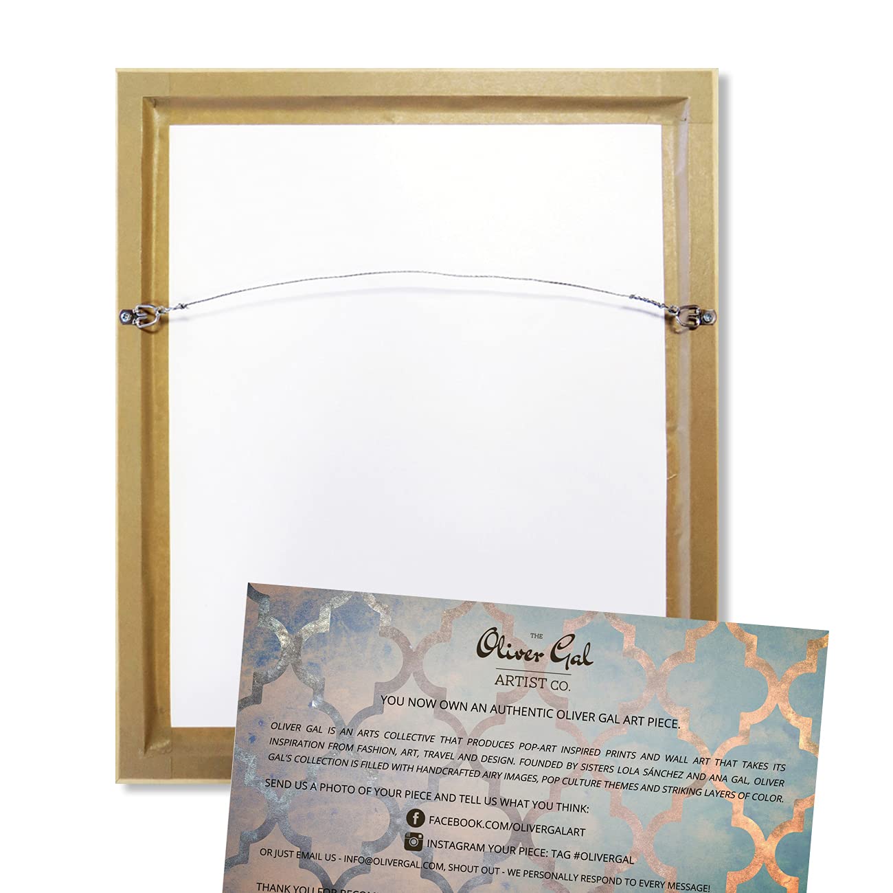 The Oliver Gal Artist Co. Abstract Modern Canvas Wall Art Corey Paige - Drippy Love Living Room Bedroom and Bathroom Home Decor 36 in x 45 in Blue and Pink, Gold Frame