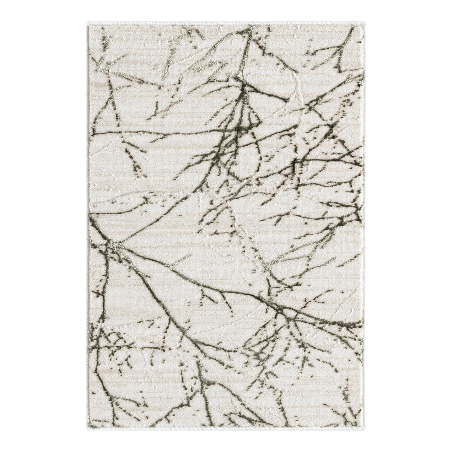 LUXE WEAVERS Sunset Collection 372 Gold 5x7 Modern Abstract Area Rug