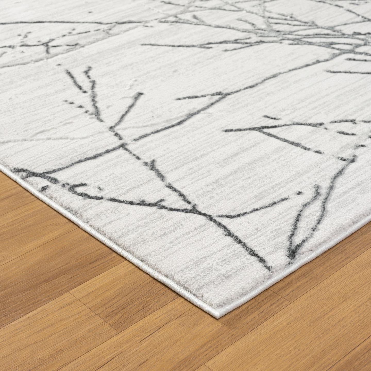 LUXE WEAVERS Sunset Collection 372 Gold 5x7 Modern Abstract Area Rug