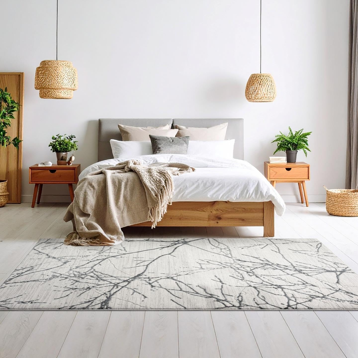 LUXE WEAVERS Sunset Collection 372 Gold 5x7 Modern Abstract Area Rug
