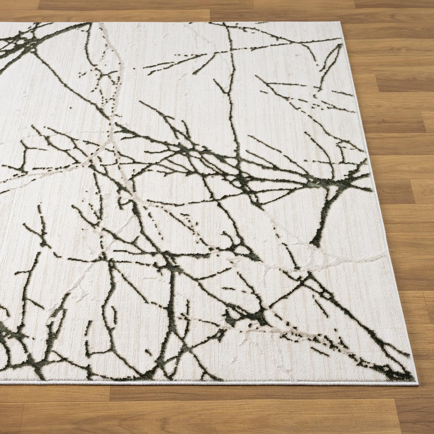 LUXE WEAVERS Sunset Collection 372 Gold 5x7 Modern Abstract Area Rug
