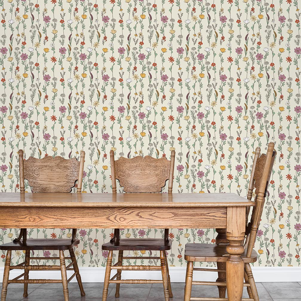 Flipside Blue Palm Leaves Peel and Stick Removable Wallpaper - Each Roll is 18 ft. Long x 18 in. Wide - Safe for Walls - Easy to Apply & Easy to Remove