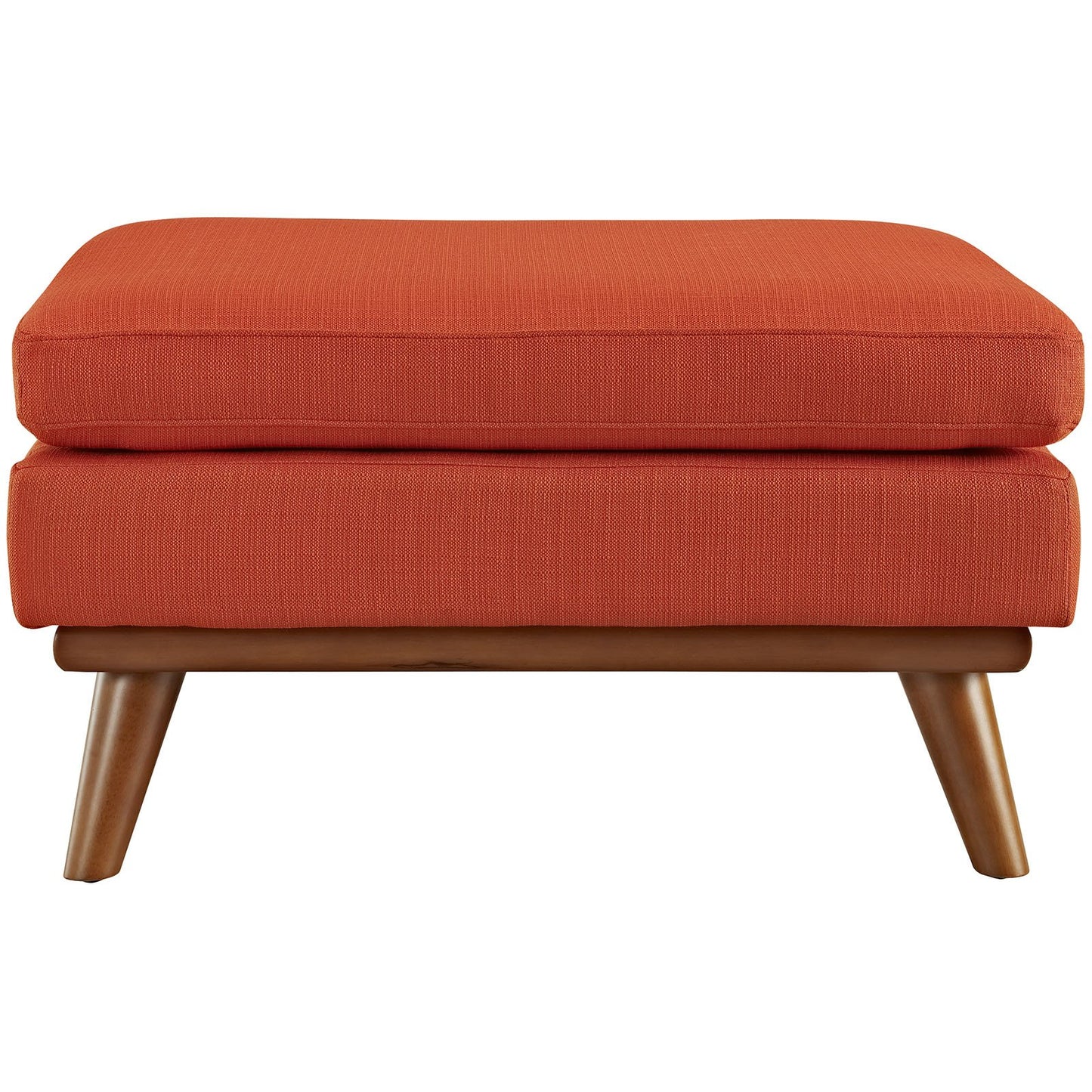 Modway Engage Mid-Century Modern Upholstered Fabric Sofa in Wheatgrass