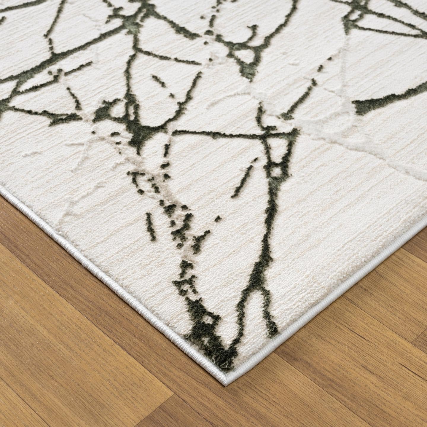 LUXE WEAVERS Sunset Collection 372 Gold 5x7 Modern Abstract Area Rug