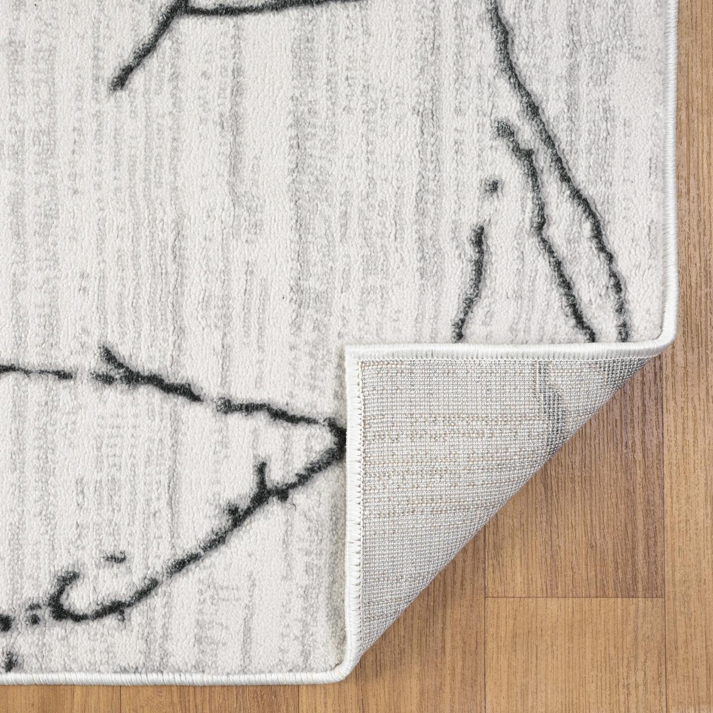 LUXE WEAVERS Sunset Collection 372 Gold 5x7 Modern Abstract Area Rug