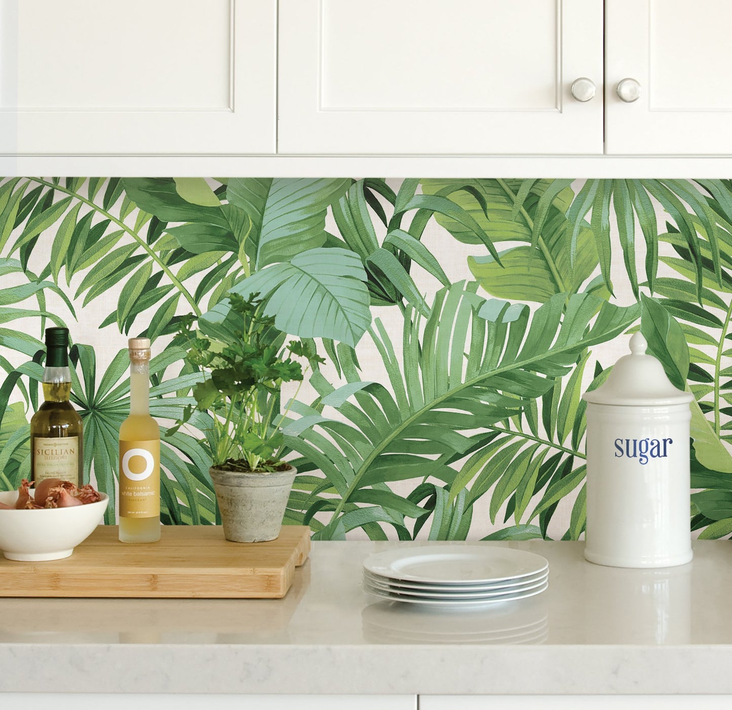 NuWallpaper NUS3148 Maui Peel & Stick Wallpaper, Blue
