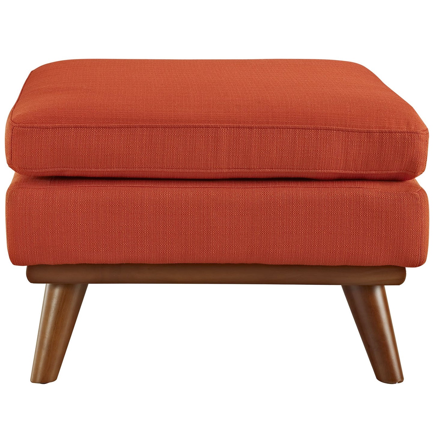 Modway Engage Mid-Century Modern Upholstered Fabric Sofa in Wheatgrass
