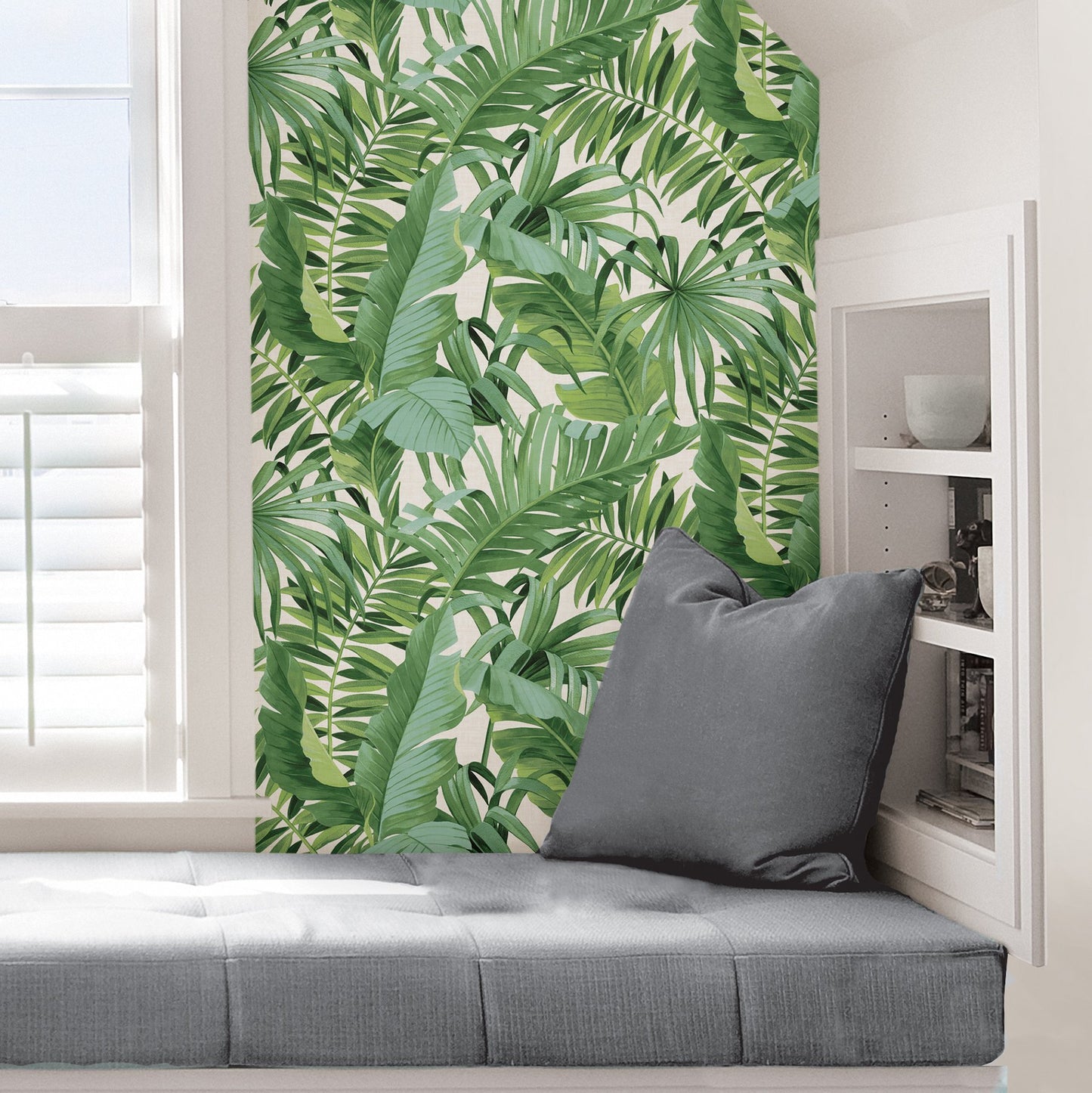 NuWallpaper NUS3148 Maui Peel & Stick Wallpaper, Blue
