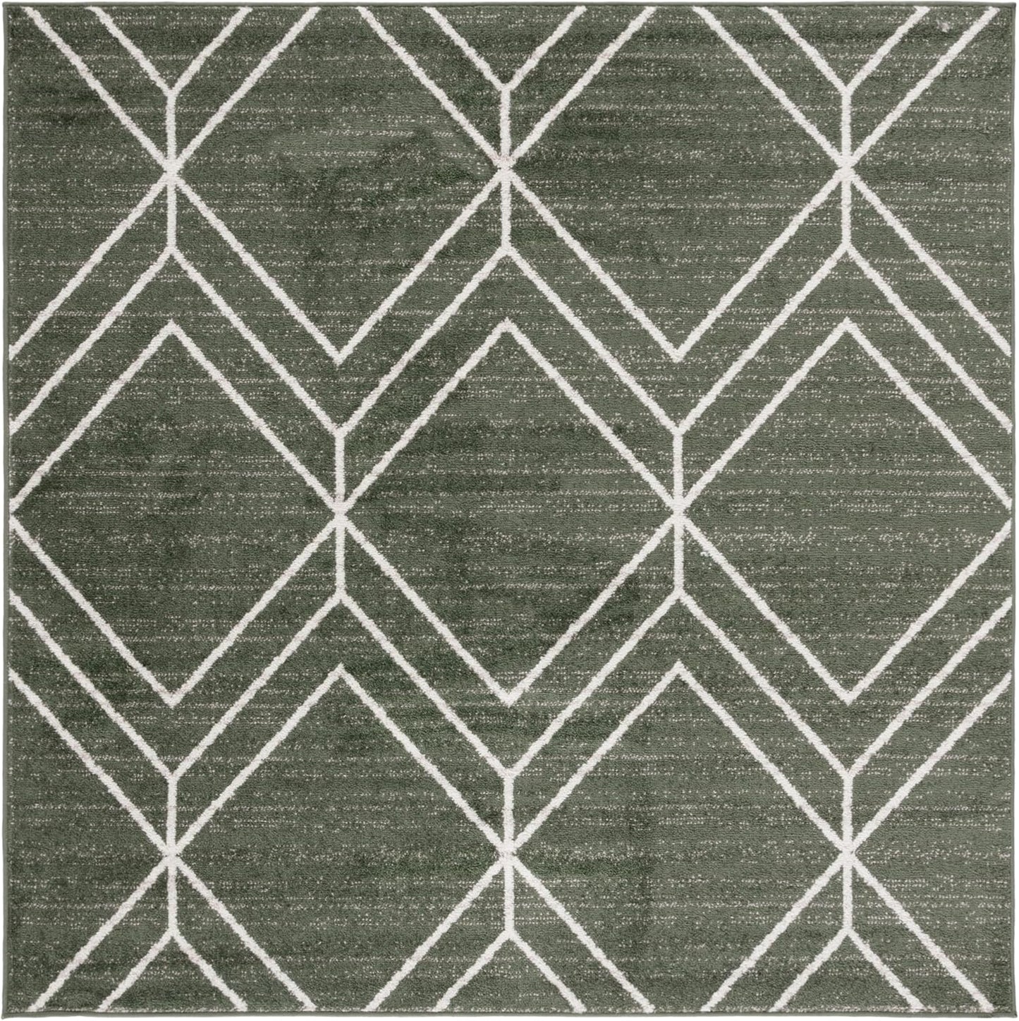 SAFAVIEH Adirondack Collection 6' Round Black/Ivory ADR241Z Modern Geometric Non-Shedding Dining Room Entryway Foyer Living Room Bedroom Area Rug