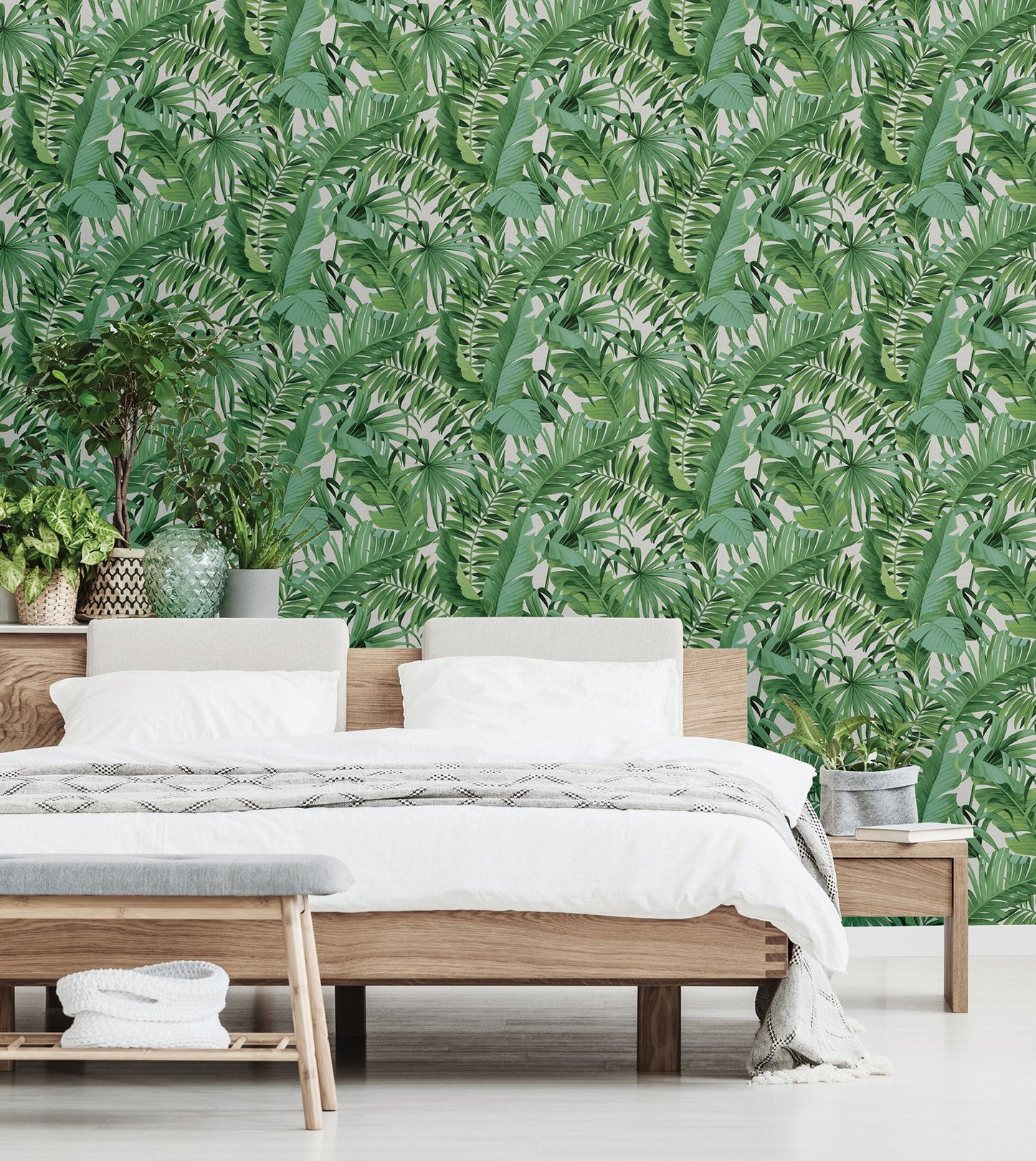 NuWallpaper NUS3148 Maui Peel & Stick Wallpaper, Blue