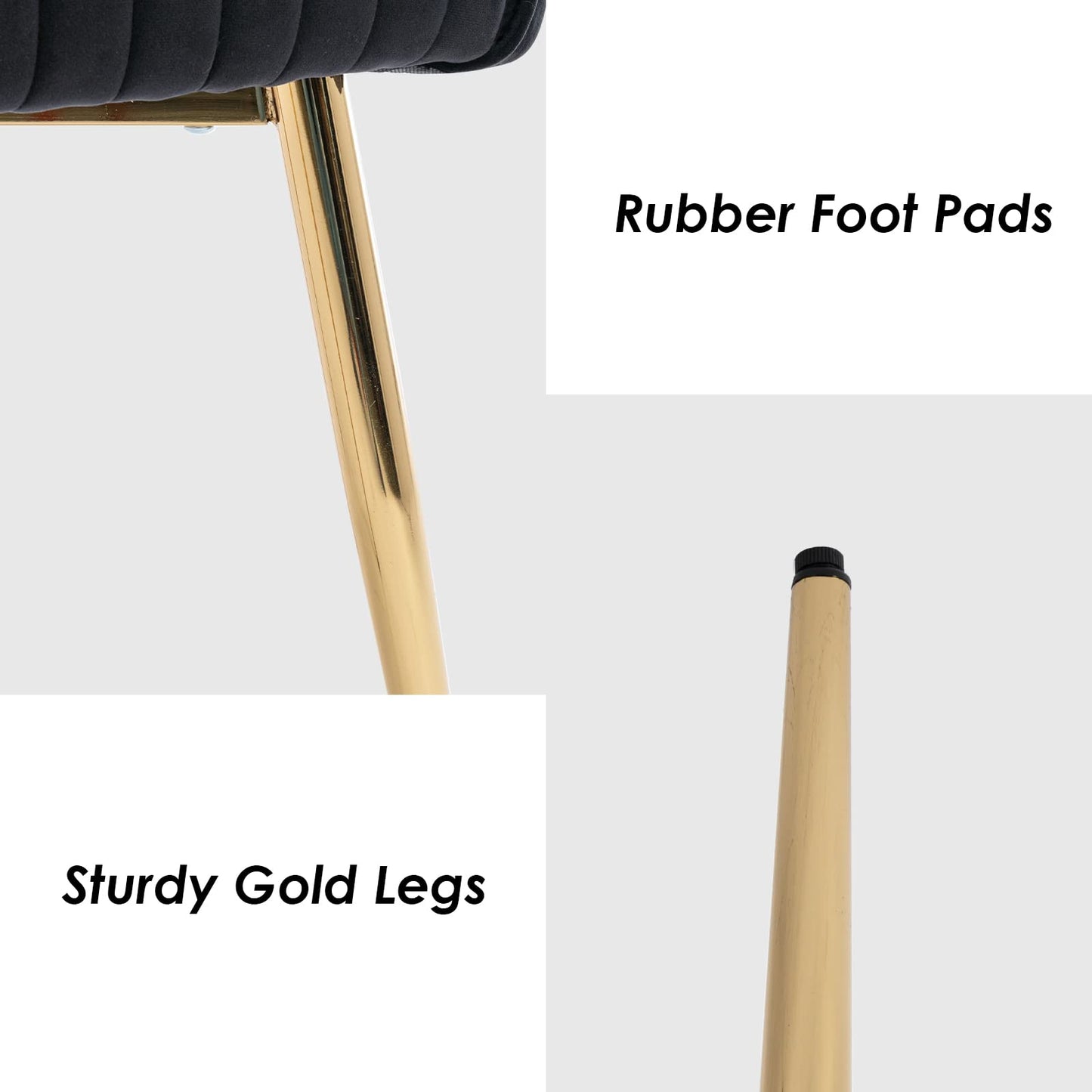 Modern Velvet Dining Chairs Set of 2, Upholstered Gold Dining Chairs with Hollow Back, Dining Room Chairs with Gold Legs, Accent Armrest Kitchen Chairs for Living Room Reception Teal Blue
