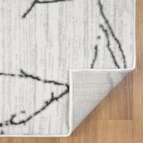 LUXE WEAVERS Sunset Collection 372 Gold 5x7 Modern Abstract Area Rug