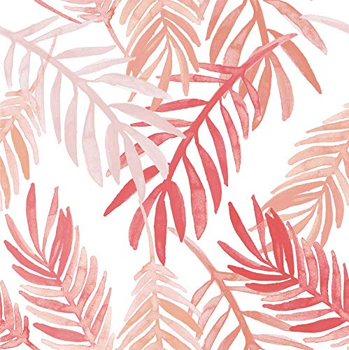 Flipside Blue Palm Leaves Peel and Stick Removable Wallpaper - Each Roll is 18 ft. Long x 18 in. Wide - Safe for Walls - Easy to Apply & Easy to Remove