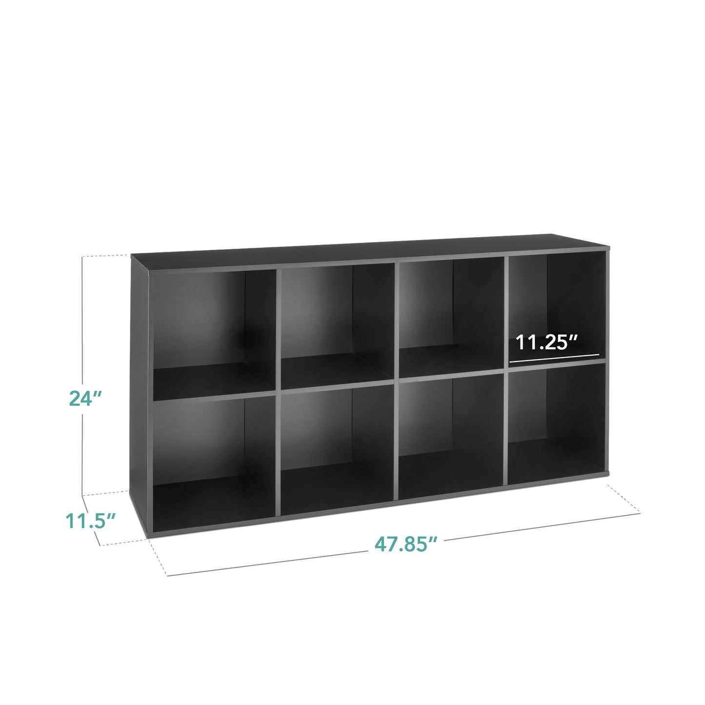 Best Choice Products 9-Cube Storage Organizer, 11in Shelf Opening, Bookcase, Display Shelf, Customizable w/ 3 Removable Back Panels - Walnut
