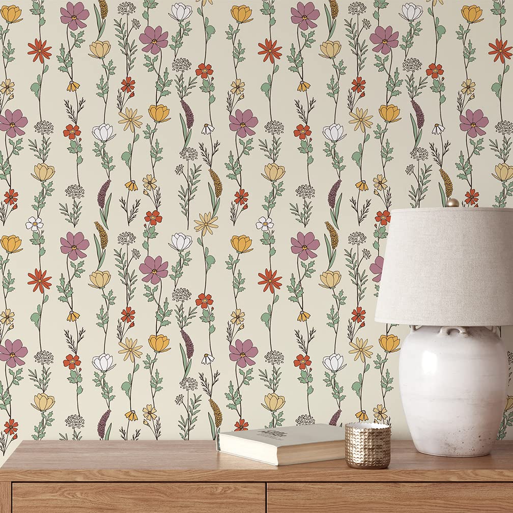 Flipside Blue Palm Leaves Peel and Stick Removable Wallpaper - Each Roll is 18 ft. Long x 18 in. Wide - Safe for Walls - Easy to Apply & Easy to Remove