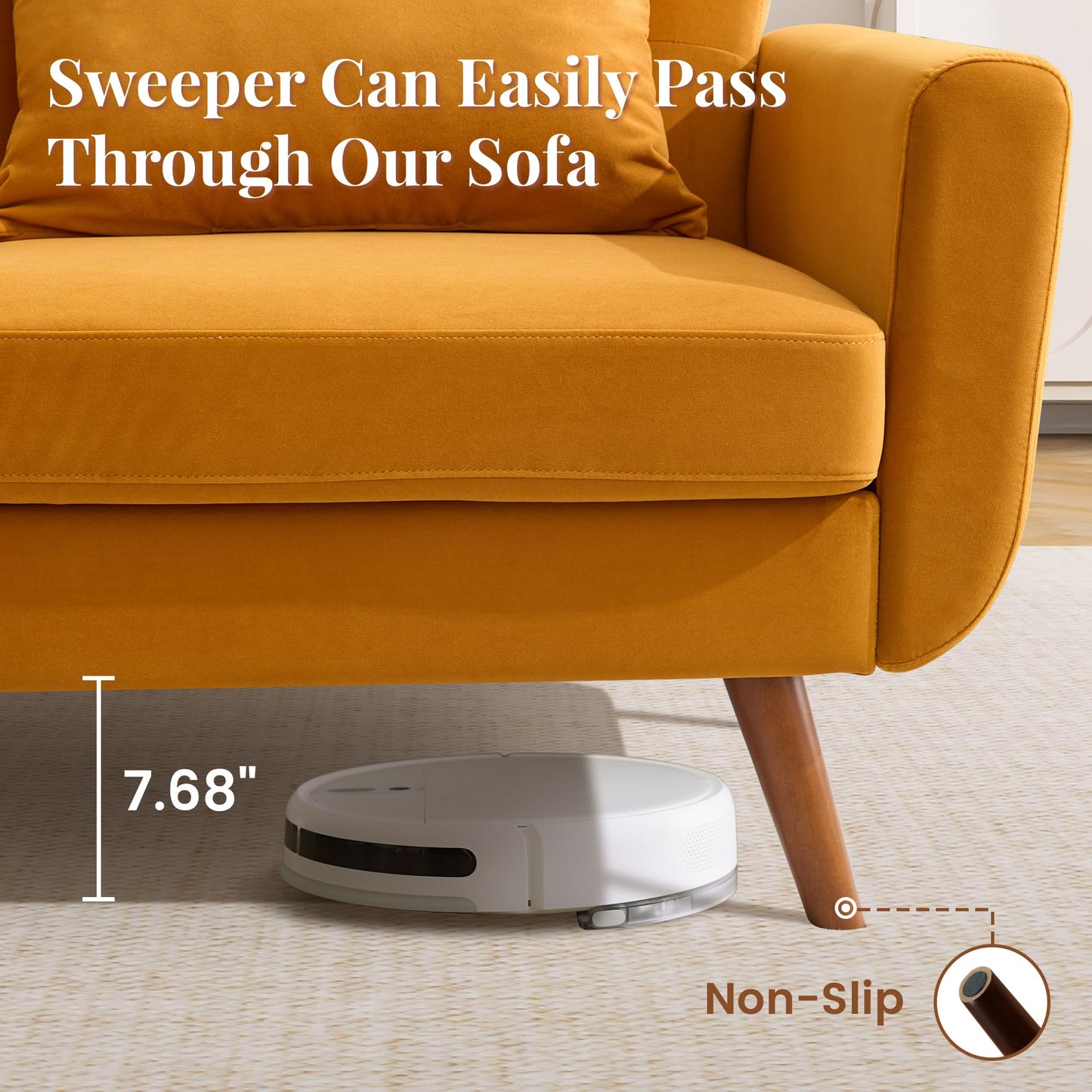 Tbfit 65" W Loveseat Sofa, Mid Century Modern Love Seat Couches for Living Room, Button Tufted Upholstered Small Couch for Bedroom, Solid and Easy to Install Love Seats Furniture, Grey