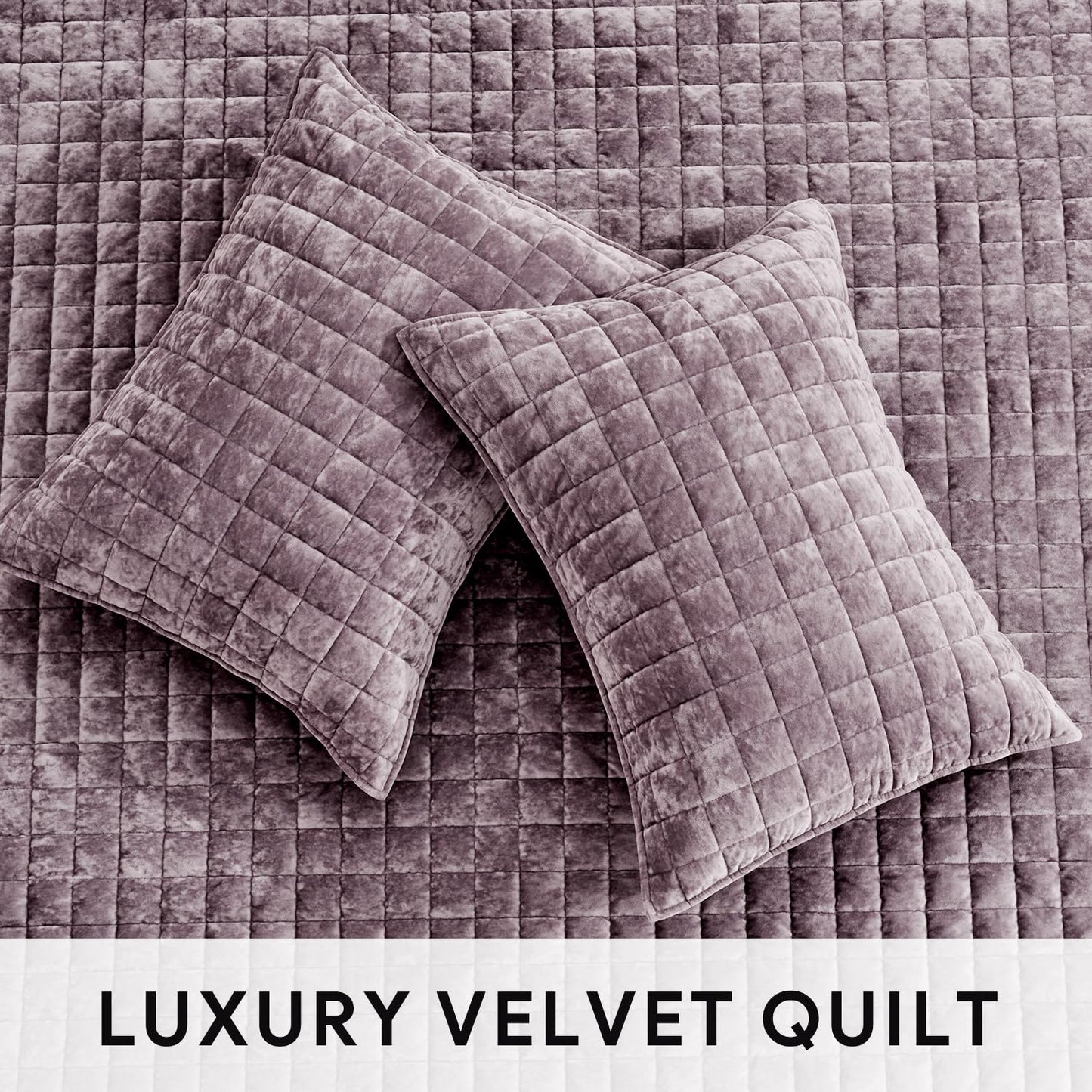 RECYCO Luxury Velvet Quilt Set King Size, Lightweight Velvet Comforter Set, Oversized Bedspread Coverlet Quilted Bedding Set, with 2 Matching Pillow Shams, for All Season, Navy Blue