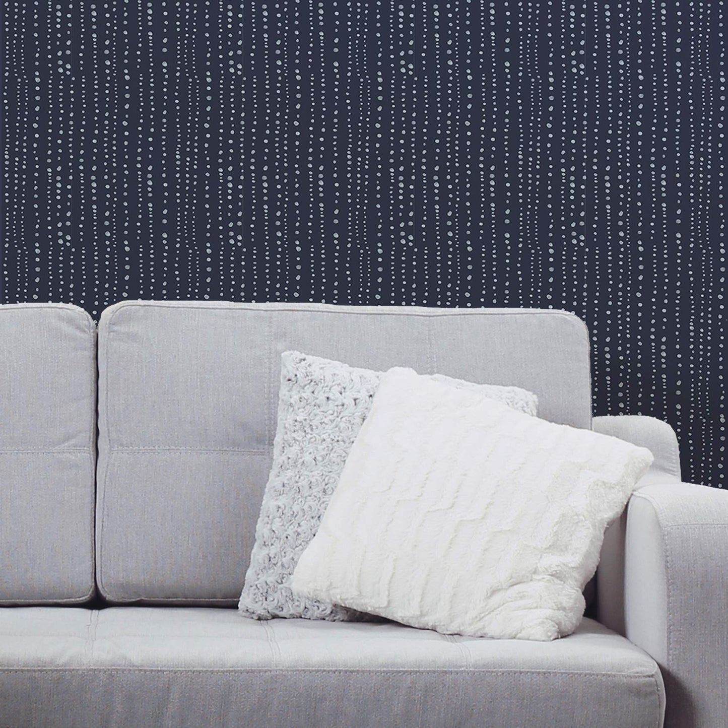 Flipside Blue Palm Leaves Peel and Stick Removable Wallpaper - Each Roll is 18 ft. Long x 18 in. Wide - Safe for Walls - Easy to Apply & Easy to Remove